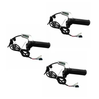 3x ebike throttle 48v electric bicycle throttle handle accelerator throttle grip electric scooters with lock