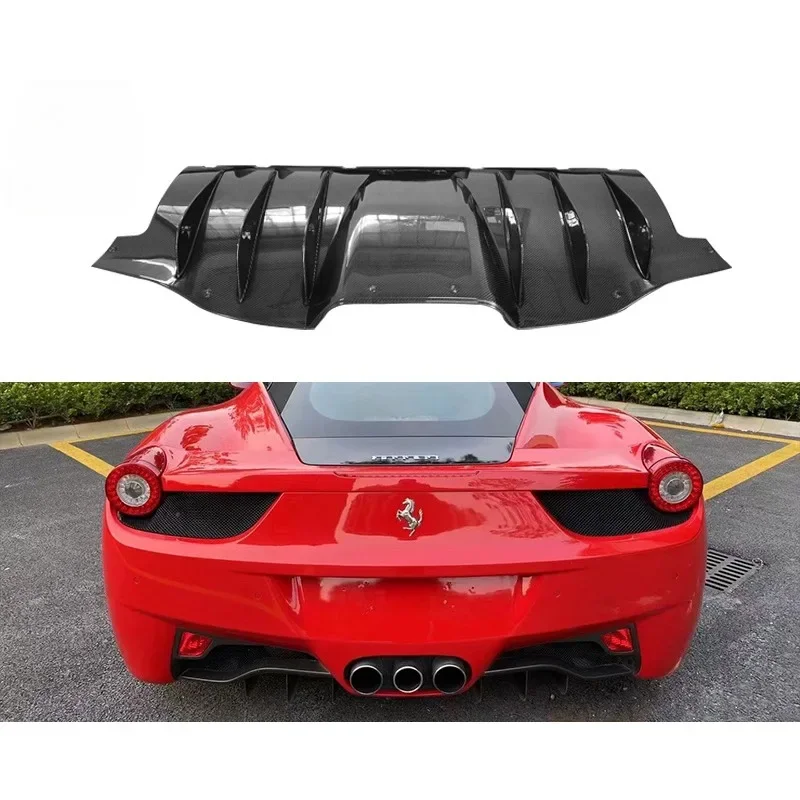 Новый! Для Ferrari 458 2011-2014 задний спойлер из углеродного волокна бампер