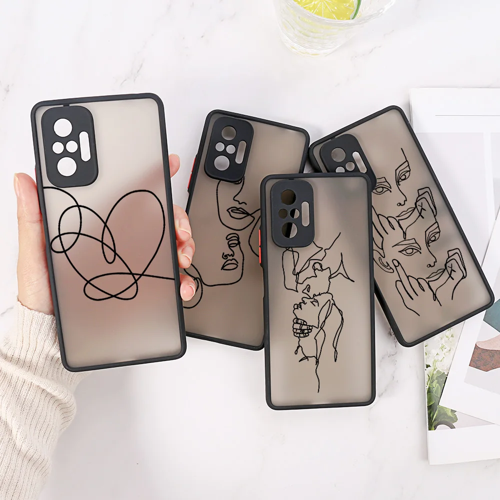 

Redmi Note 11 Case For Redmi Note 10 Pro Case Aesthetics Xiaomi Poco F3 X3 NFC M3 M4 Pro 5G Note 9 8 7 9s 10s 11S 9A 9C 9T Cover