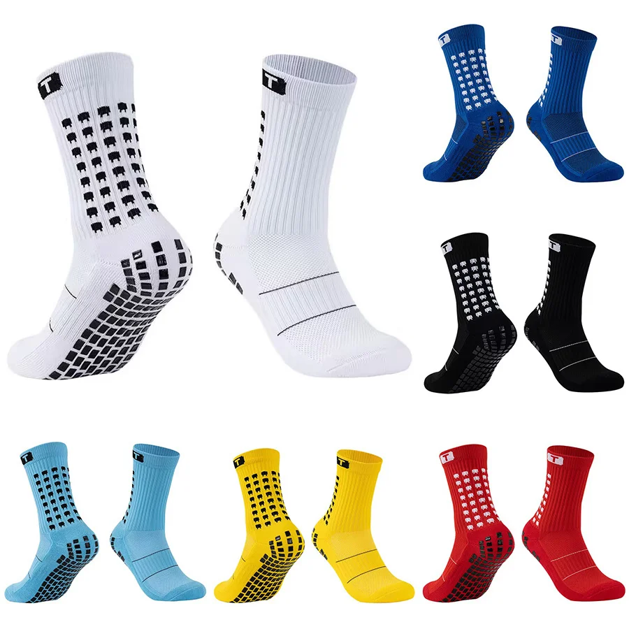 

Cotton Football Anti Grip Socks Square Silicone Suction Cup Slip Non Slip Soccer Sports Men Women Sport Baseball Rugby Sock
