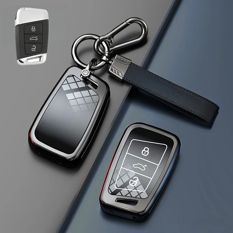 Цинковый сплав ТПУ Автомобильный пульт дистанционного управления Смарт-брелок