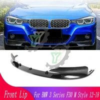 car front bumper lip splitters body kit aprons cover guard trim for for bmw 3 series f30 m sport 2012 2013 2014 2015 2016 17 18