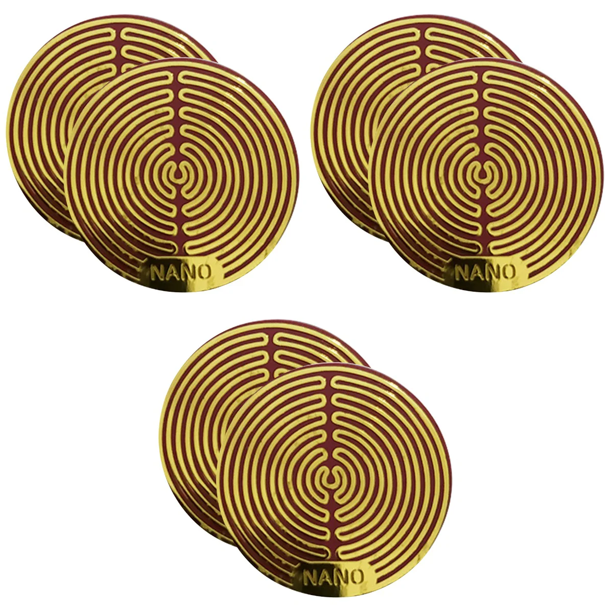 

6 Metal Radiation Protector Stickers Blockers for Mobile Laptop PC