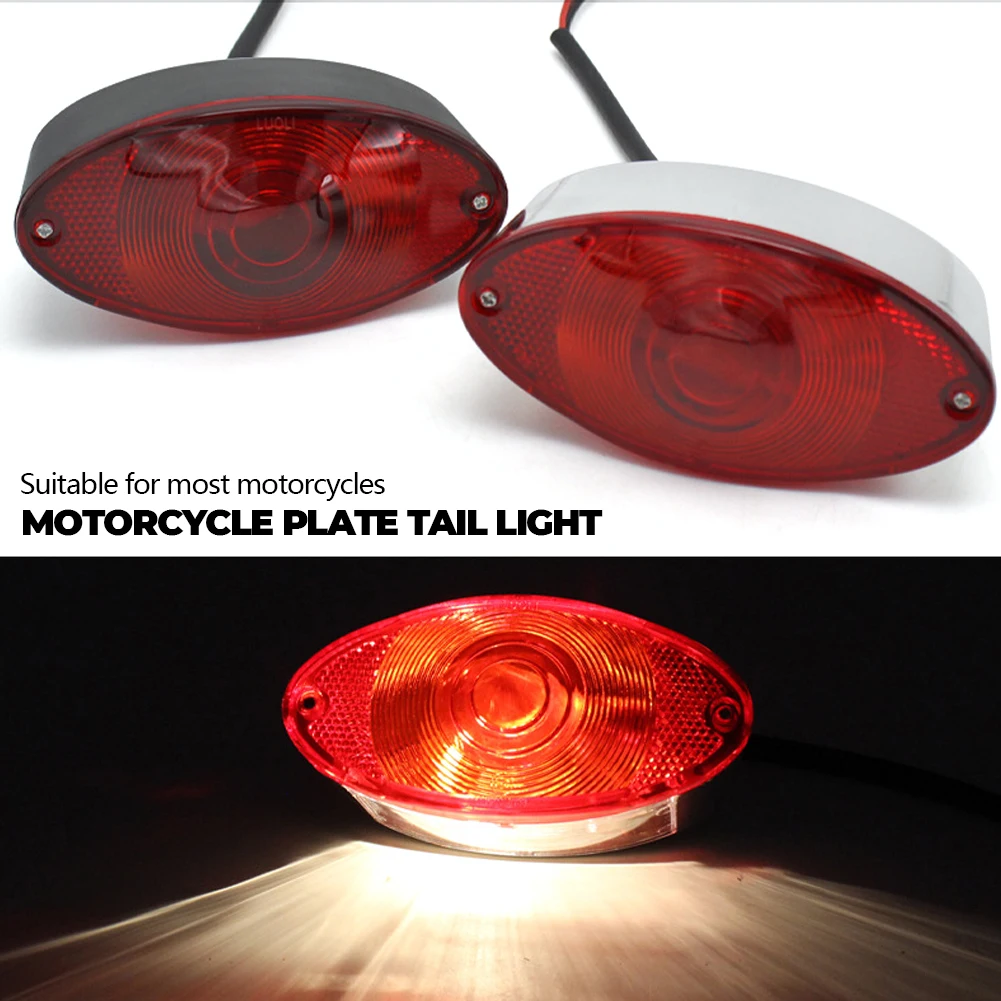 

Лампа 12 В для мотоцикла, квадроцикла, бега, тормоза, номерного знака, светильник подходит для универсального внедорожника, питбайка детская ...