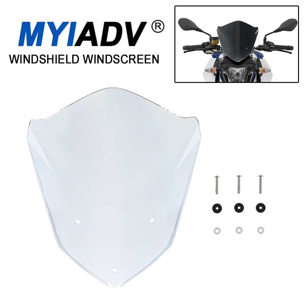 

Motorcycle Windshield For BMW F800R 2015-2017 2018 2019 2020 F800 R Windscreen Wind Screen Shield Airflow Deflectors Protector