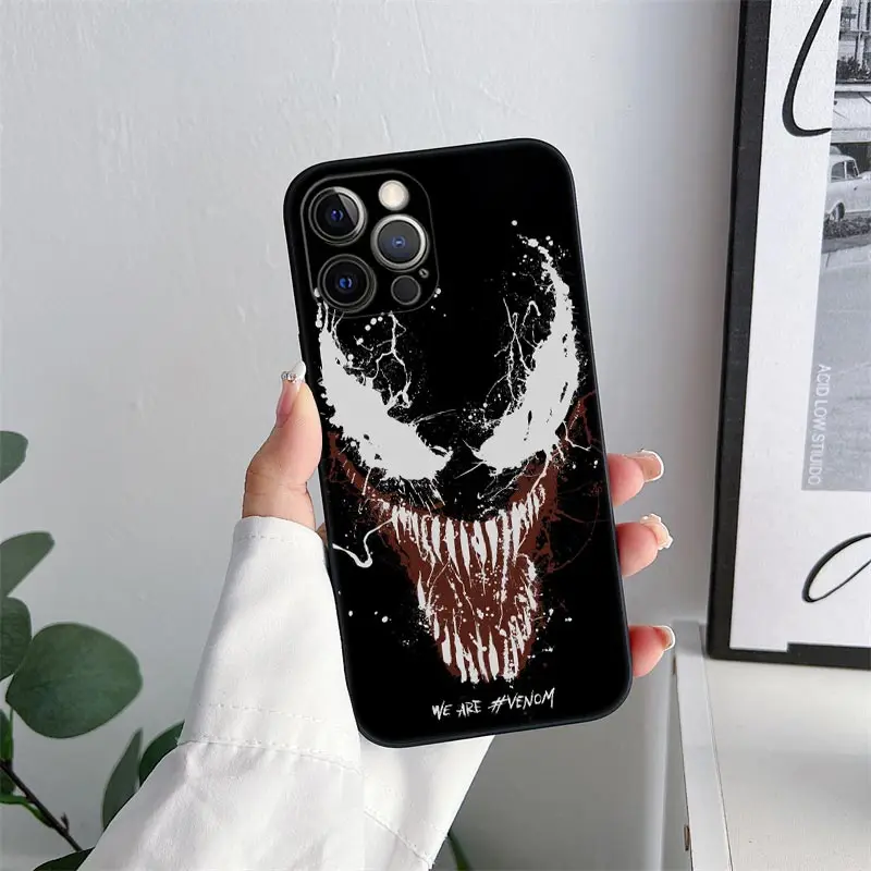 Фото Чехол для телефона Marvel Black VENOM для Honor 600 Lite 400 Pro X9D X8D X7D X6D X9B X8B X7B X9C X9A X5C Y7 Y9 2019 Magic 6 7 Lite №4