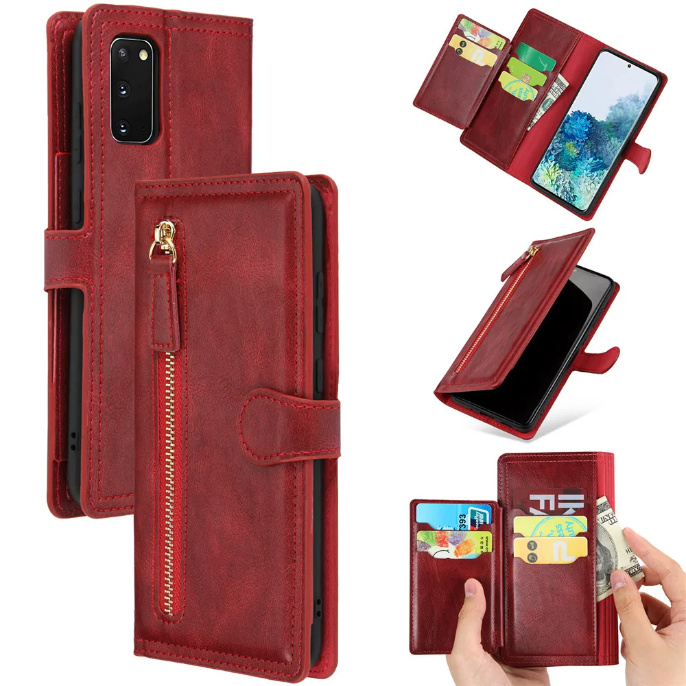 

Retro PU Flip Leather Case For Samsung Galaxy S20 S 20 Ultra Plus Card Holder Case Coque For Samsung S20 Plus Ultra Phone Funda