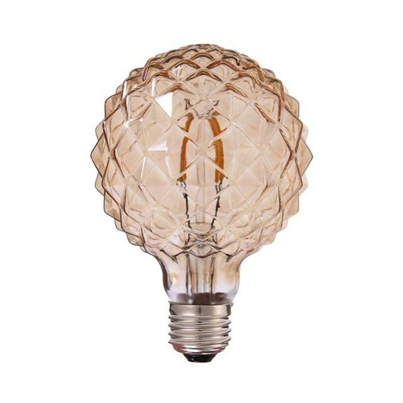 

2PCS/Lot E27 Edison LED Filament Bulb Ice Shape Diamond 4W 2200K/2700K 220V Led Lamp Dimmable Household Lamp Chandelier