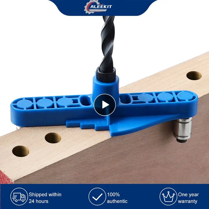 

Two-in-one Punching Locator Self-centering Scriber Round Dowel Puncher DIY Woodworking Tools