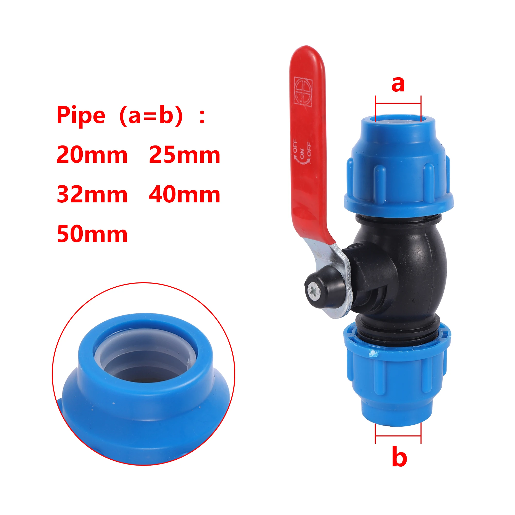 

Пластиковые быстроразъемные шаровые краны Talk-Satisfied 20/25/32/40/50 мм