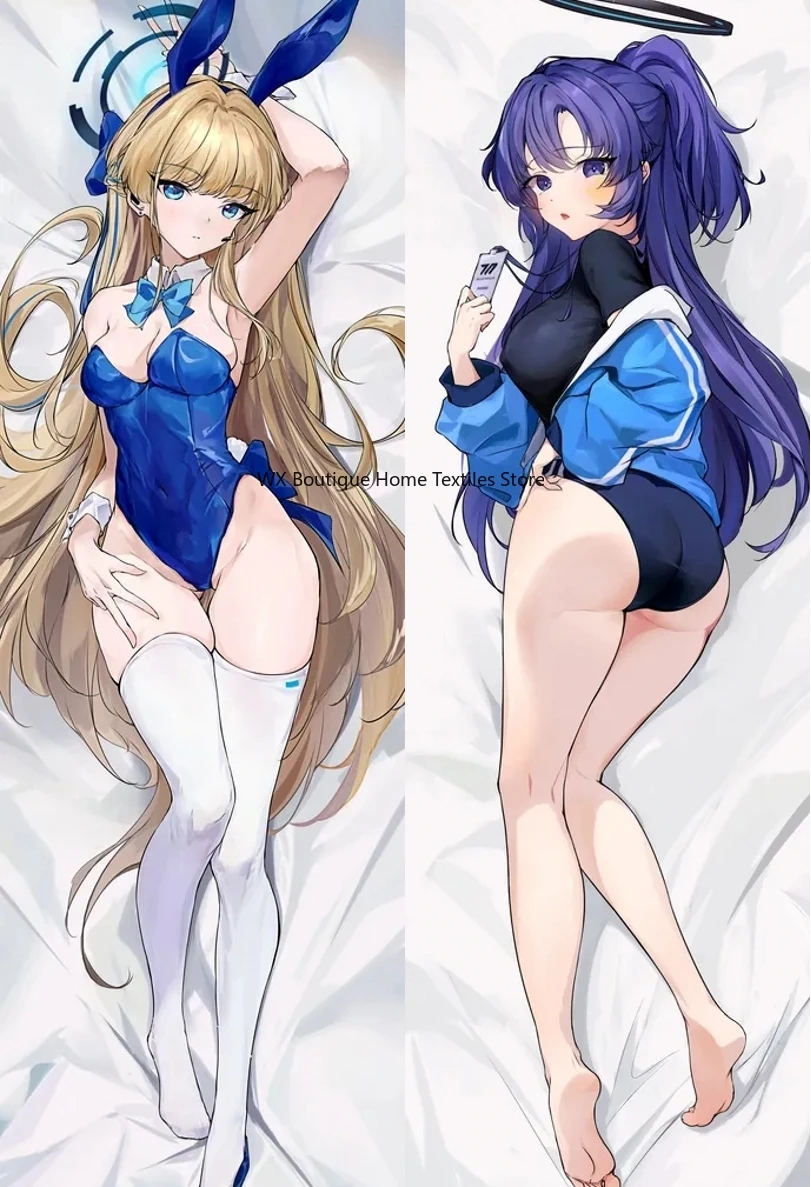 Аниме Dakimakura мультфильмы синий архив Асума Токи косплей наволочка