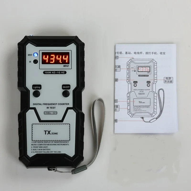 100 м-1 ГГц цифровой пульт дистанционного управления счетчик частоты ИК-тестовый прибор инструменты светодиодный светильник ключи от машины инфракрасный тестер частоты