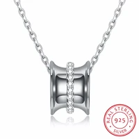 pte fashion sterling silver necklace round sterling silver necklace with diamonds for women