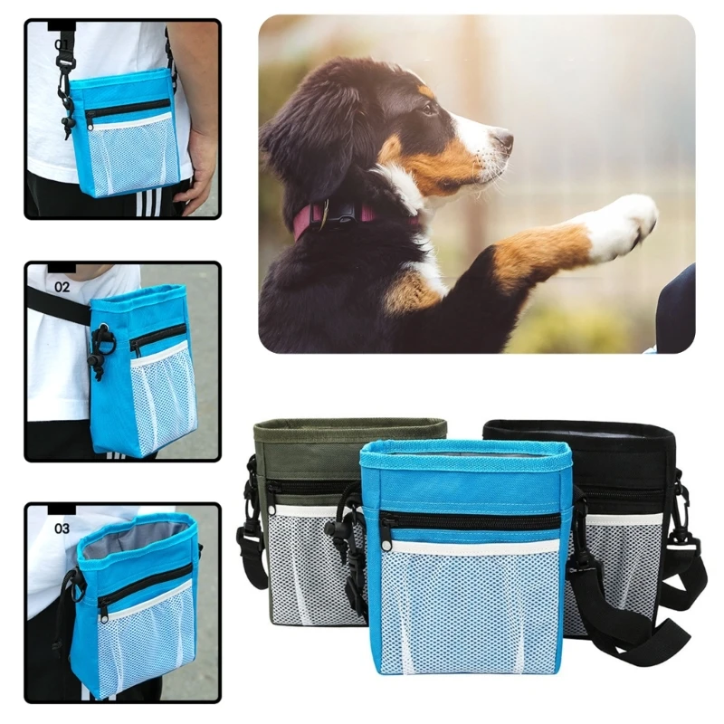 

Dog Treat Training Easily Carries Pet Toy Kibbles Treat Waist Strap DropShip
