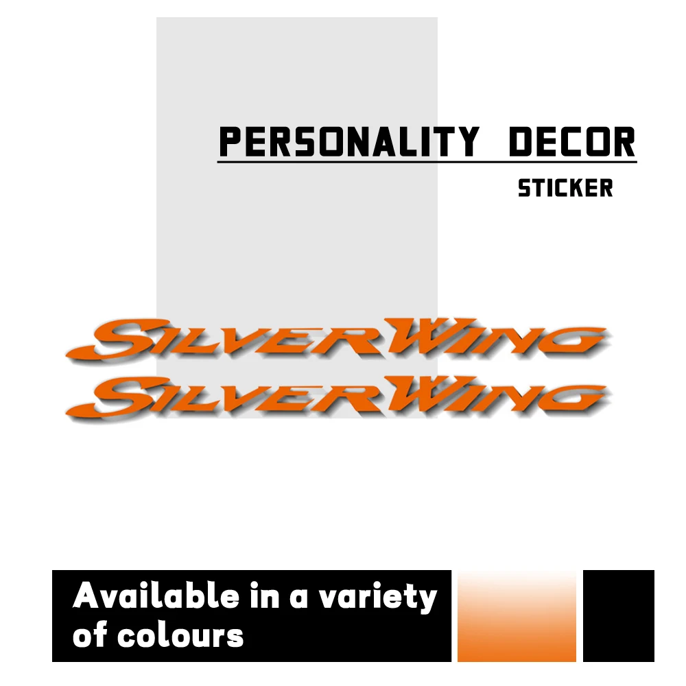 

Motorcycle Tank Sticker Helmet MOTO Waterproof Reflective Logo Sticker For Honda Silver Wing GT 400 600 SilverWing GT400 GT600