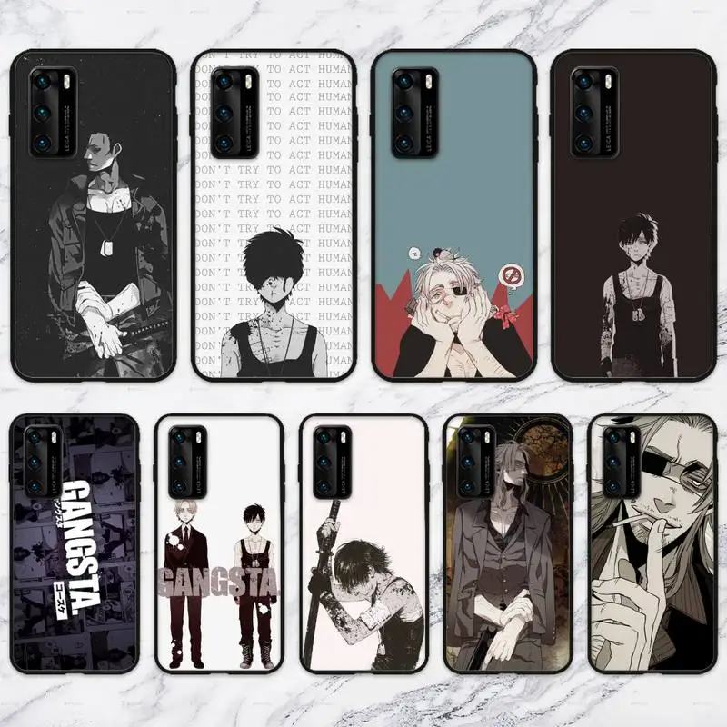gangsta anime Phone Case For Huawei MATE20 P20 P30 P40PRO LITE Honor9 LITE 10I20I Y5 Y6 Y7 Shell
