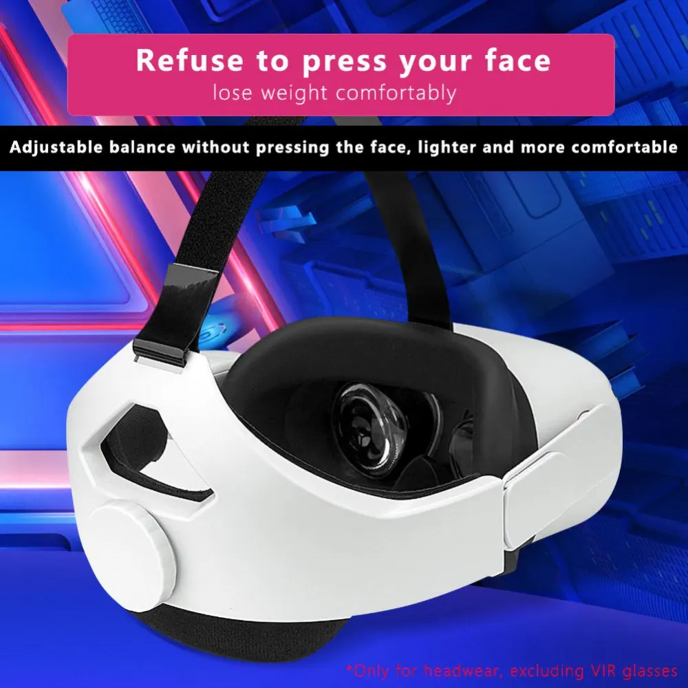 

Adjustable Head Strap for Oculus Quest 2 for Enhanced Support VR Headset Strap Game Accessory