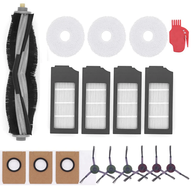 

Replacement Main Brush Side Brushes HEPA Filters Dust Bag For Ecovacs X1omni X1turbo Vacuum Cleaner Accessories