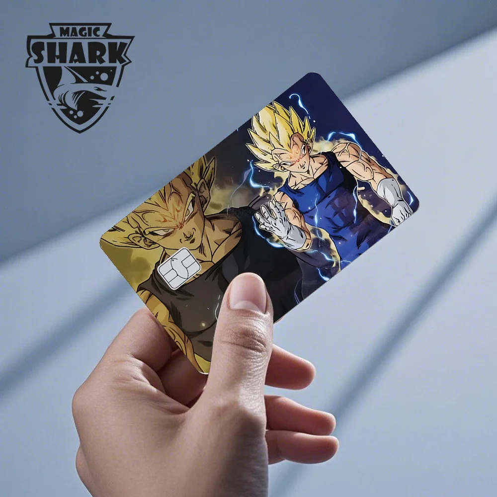 Фото Новинка 2025, Goku Frieza, аниме, водонепроницаемая наклейка на кожу, наклейка на кожу для кредитного банка, дебетовая карта, не выцветает №3