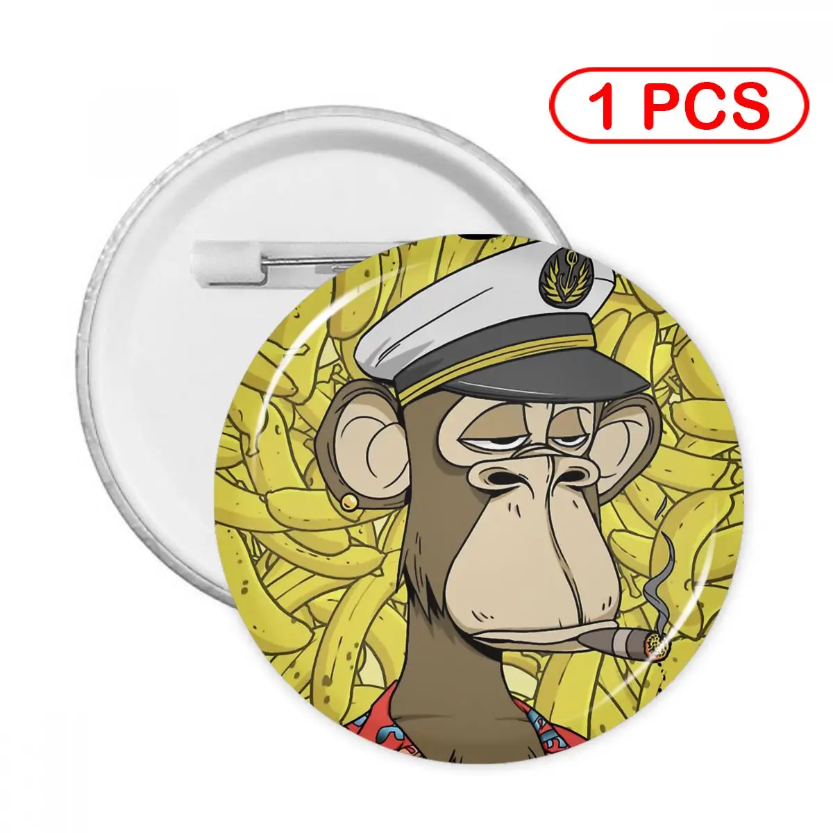 

Bored Ape Yacht Club BAYC NFT Soft Button Pin Clothes Brooch Creative Pins Jewelry Decor Cute Badge BAYC NTF Women Child Lapel