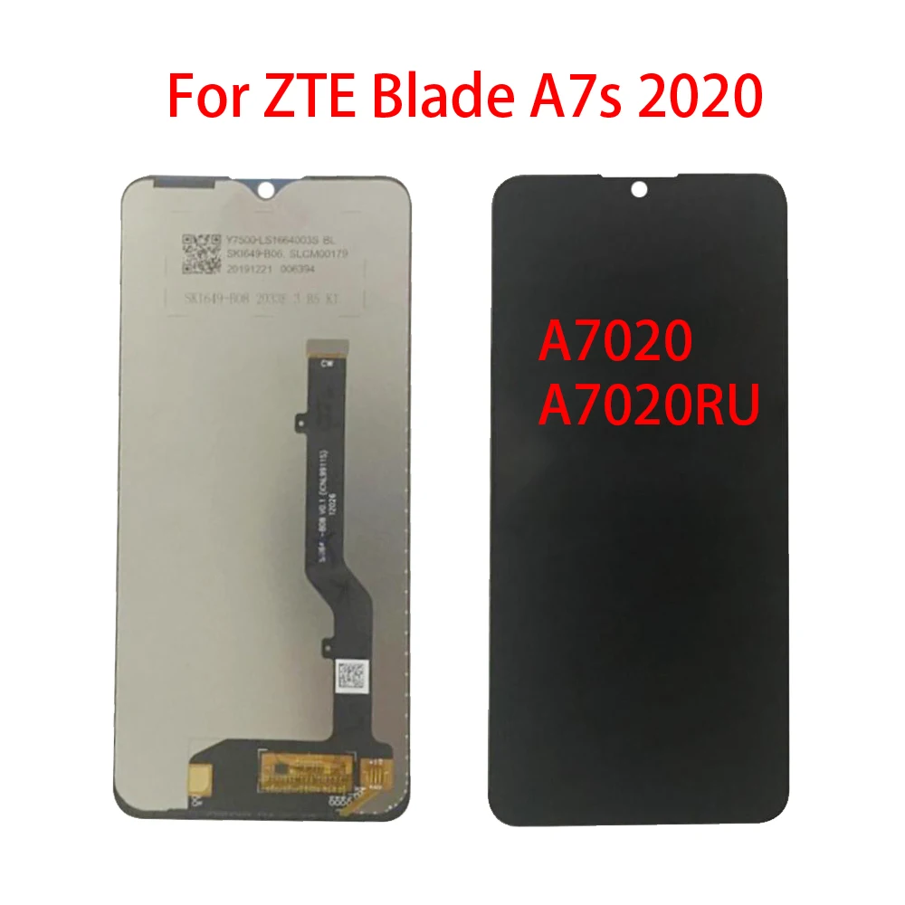 Новый протестированный ЖК-дисплей 6,5 дюйма для ZTE Blade A7s 2020 A7020 A7020RU, ЖК-дисплей, замена детской лампы
