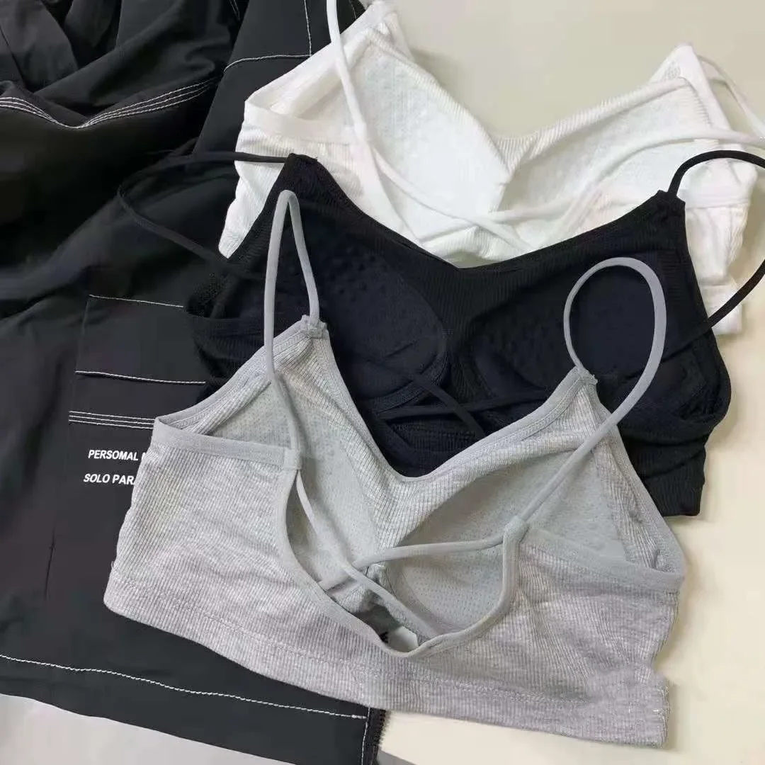 2022 интегрированная латексная чашка с перекрестной спинкой топ на груди