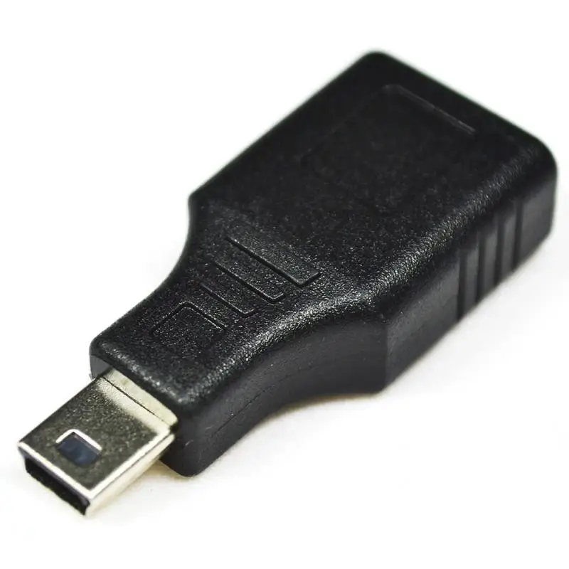 Переходник Mini USB (штекер)/USB (гнездо) поддержка OTG для передачи и синхронизации