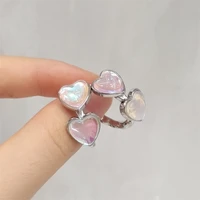 korean love earrings 2022 new trendy exquisite high end earrings female 925 silver needle earrings light luxury niche design