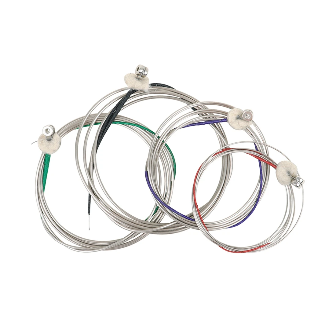 

4 шт./компл. вертикальные басовые струны, двойные басовые струны 4/4 3/4 1/2 1/4 1/8, размеры 1th 2Rd 3Nd 4St