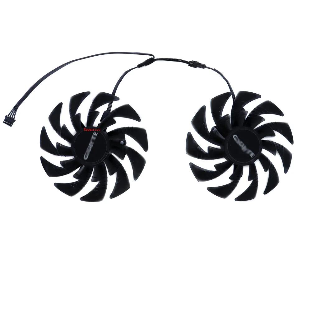 2 шт./комплект,вентилятор для видеокарты,вентилятор видеокарты,GIGABYTE RX VEGA 64 GAMING OC 8G,GIGABYTE RX VEGA 56 GAMING OC 8G