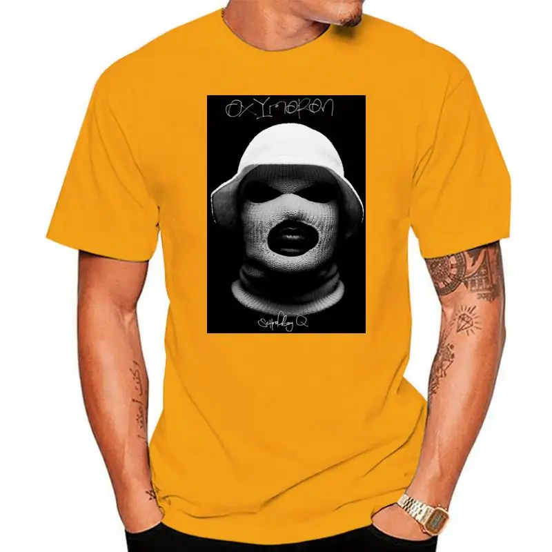 

Printed Men T Shirt Cotton tShirt O-Neck Short-Sleeve Women T-Shirt Schoolboy Q - Oxymoron
