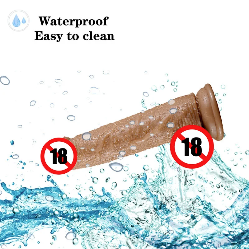 Реалистичный фаллоимитатор Abhoth с присоской из ПВХ большая секс-игрушка G-горшок