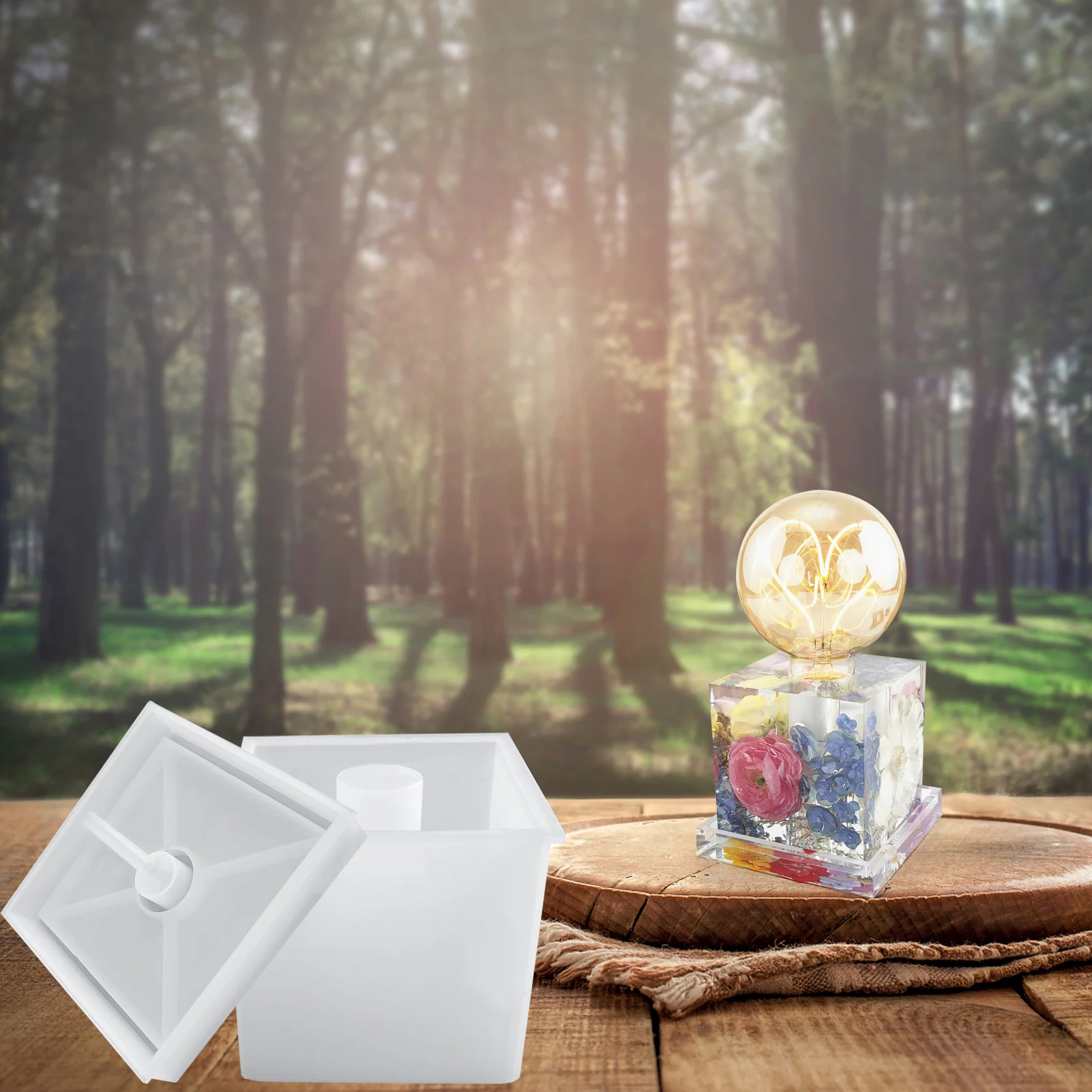 Формы для ночного освещения форма смолы светильник светильником прикроватная