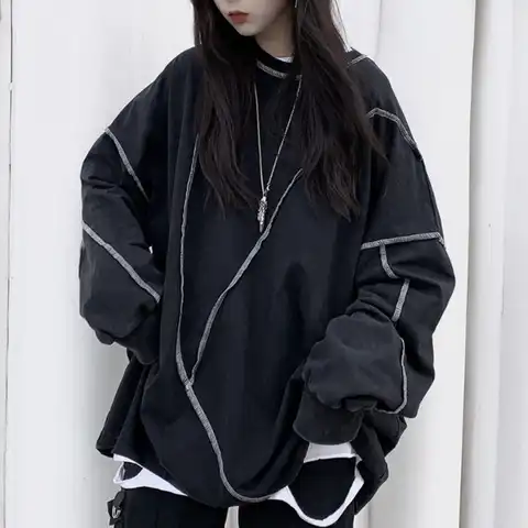 Women Hoodies Streetwear Korean Style Student Solid Trendy Leisure Daily Harajuku Comfortable PopularUlzzang All-match
