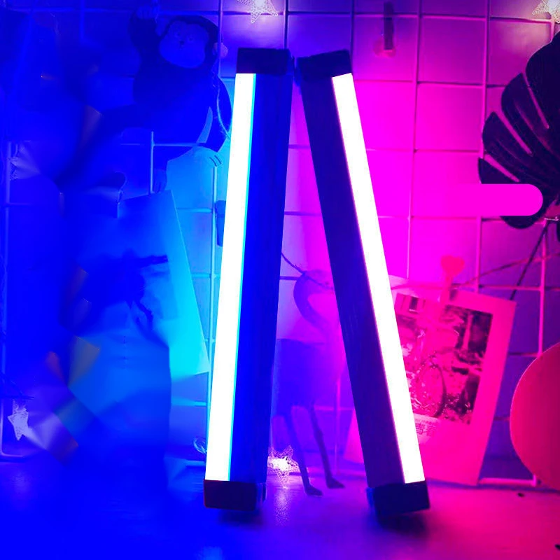 

Homhi Ambient Light Handheld Led Fill Light Color Selfie Light Led Lampara Video Light Stick Rechargeable Battery Light HNL-172