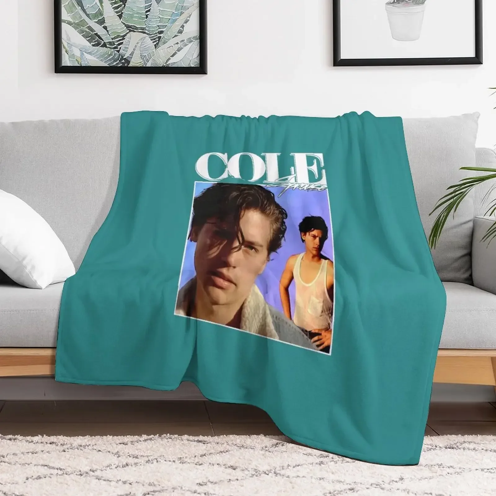 Cole Sprouse 90_s винтажное одеяло в мягкую клетку декоративные одеяла для диванов