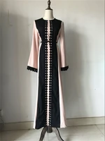 woman abaya lace long dress turkish dubai vintage robe kebaya prayer dress for muslim islamic clothing marocain african dresses