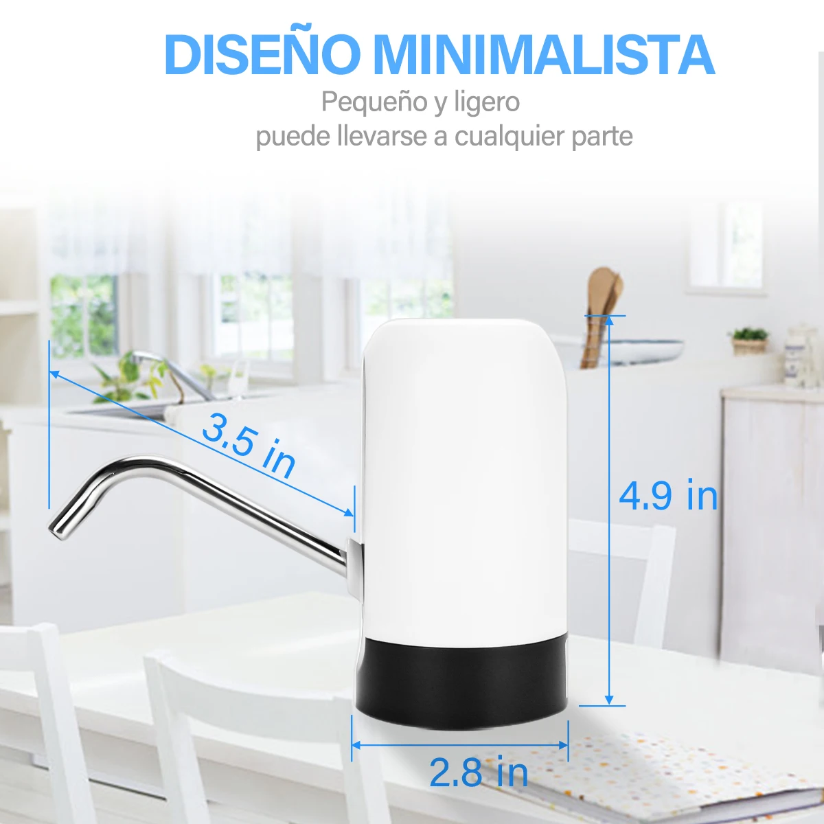 Насос для бутылки с водой автоматический Электрический дозатор воды USB-зарядкой