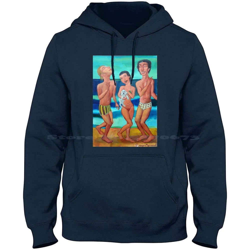 Танцы на пляже 5 Диего Мануэль 100% чистый хлопок Толстовка Футболка Fiesta Popmusic Pop Art Sea