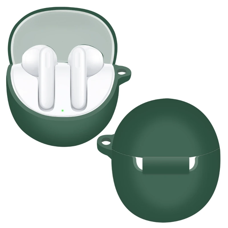 

Protective for Enco Air3 Earbud Washable Silicone Covers Pouch Hook