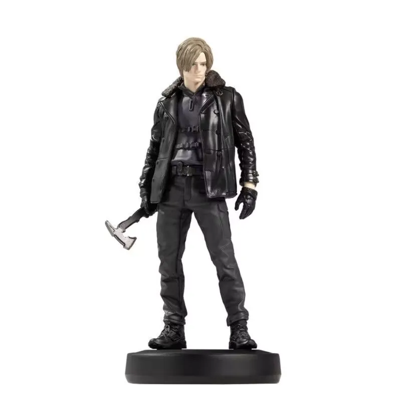 Фото Оригинальная фигурка amiibo Resident Evil Requiem: Леон Скотт Кеннеди и Грейс Эшкрофт, коллекционная модель из ПВХ, настольные игрушки №3