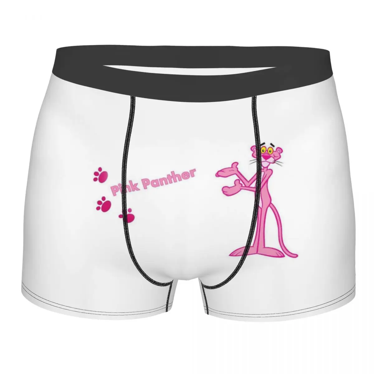 

Мужские боксеры, брифы, Розовая пантера, мультяшный персонаж, дышащее нижнее белье, Симпатичные леопардовые мужские Смешные бриджи
