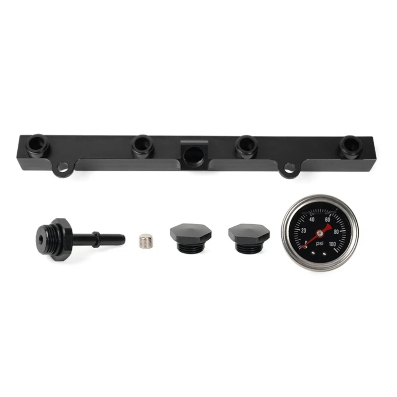 

Car Rail High Volume Aluminum Alloy Rails for acura K20 K24 Rail with Oil Gauge