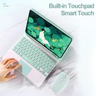 Чехол с магнитной клавиатурой для iPad Mini 6 10,2, планшет, ТПУ, Bluetooth клавиатура, Air4, сенсорная клавиша, Pro11, защитный чехол, умный кожаный чехол