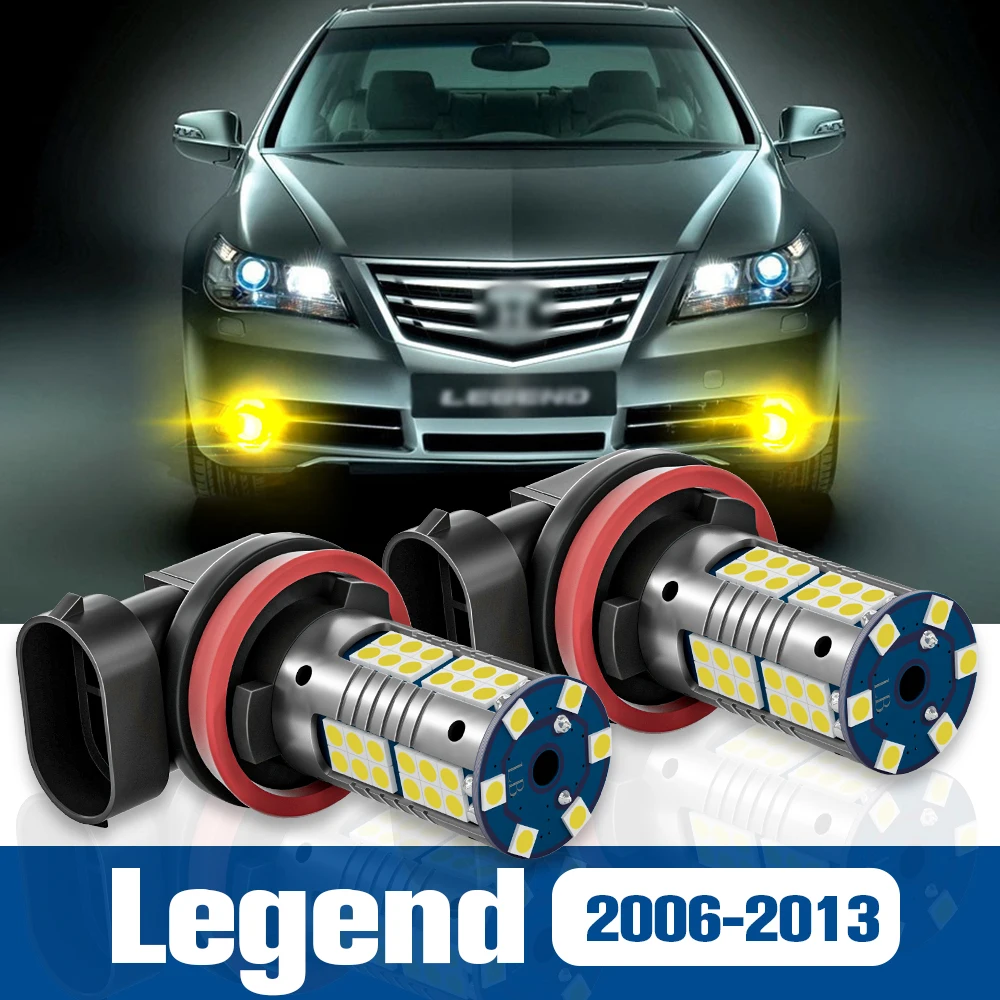 

2pcs LED Fog Light Blub Lamp Accessories Canbus For Honda Legend 2006 2007 2008 2009 2010 2011 2012 2013