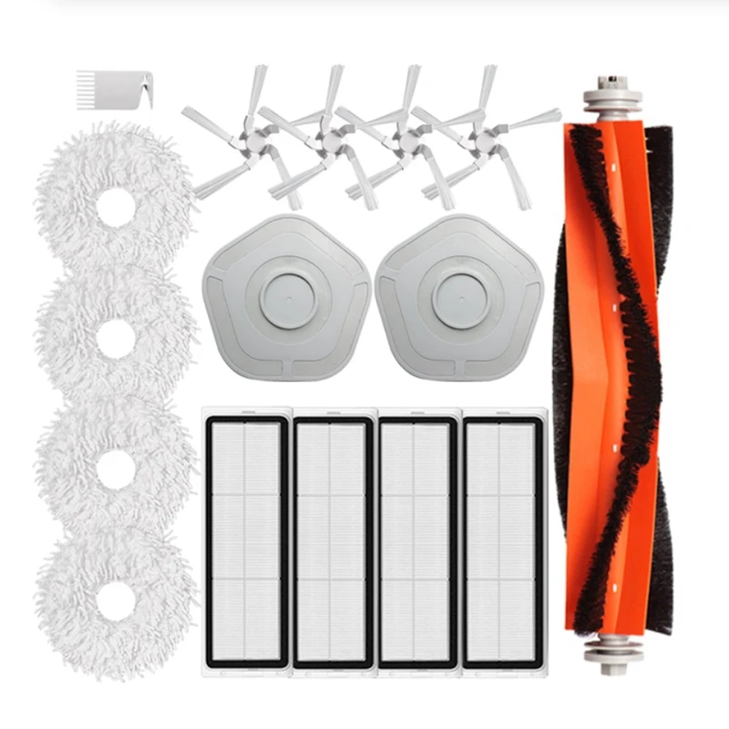 

Тряпки для пылесоса Dreame Bot W10 W10pro, Аксессуары для основной боковой щетки, сменная ткань для швабры, запасные части