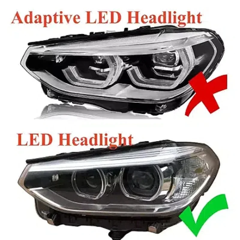 Фото Желтые платы Angel Eye DRL для BMW X3 G01 X4 G02 F97 F98 2019 2020 2021, модуль неадаптивных светодиодных фар дневного света №2