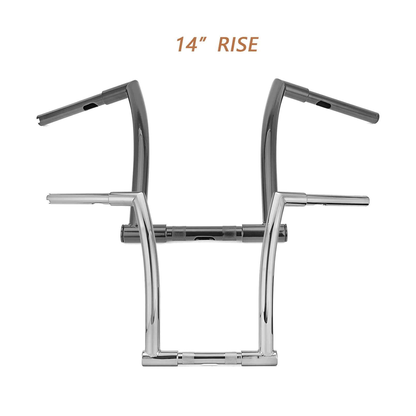 

14 Rise 1-1/4" Ape Hangers Bars FAT Handlebars For Harley Sportster Softail Dyna 1998-2013 Road Glide 1994-2022 Road King