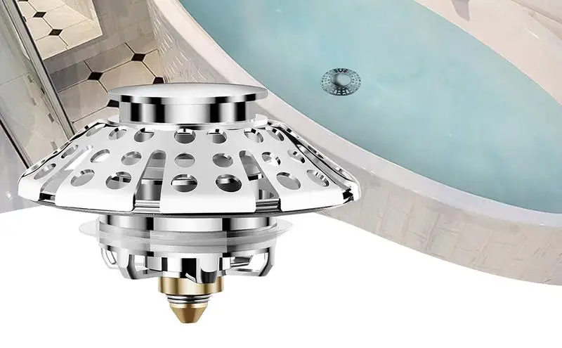 

Ситечко для слива раковины с держателем для волос