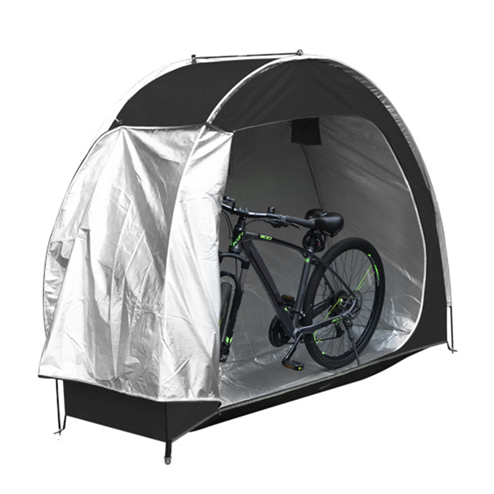 

Outdoor Bike Shed Storage Tent Waterproof Dustproof Heavy Duty Oxford Storage Tents For Bikes Lawn Mower Garden Tools